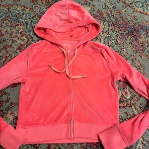 Aerie Pink Zip-Up Hoodie